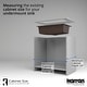 preview thumbnail 9 of 47, Karran Undermount 32.5 in. Large Single Bowl Quartz Workstation Kitchen Sink