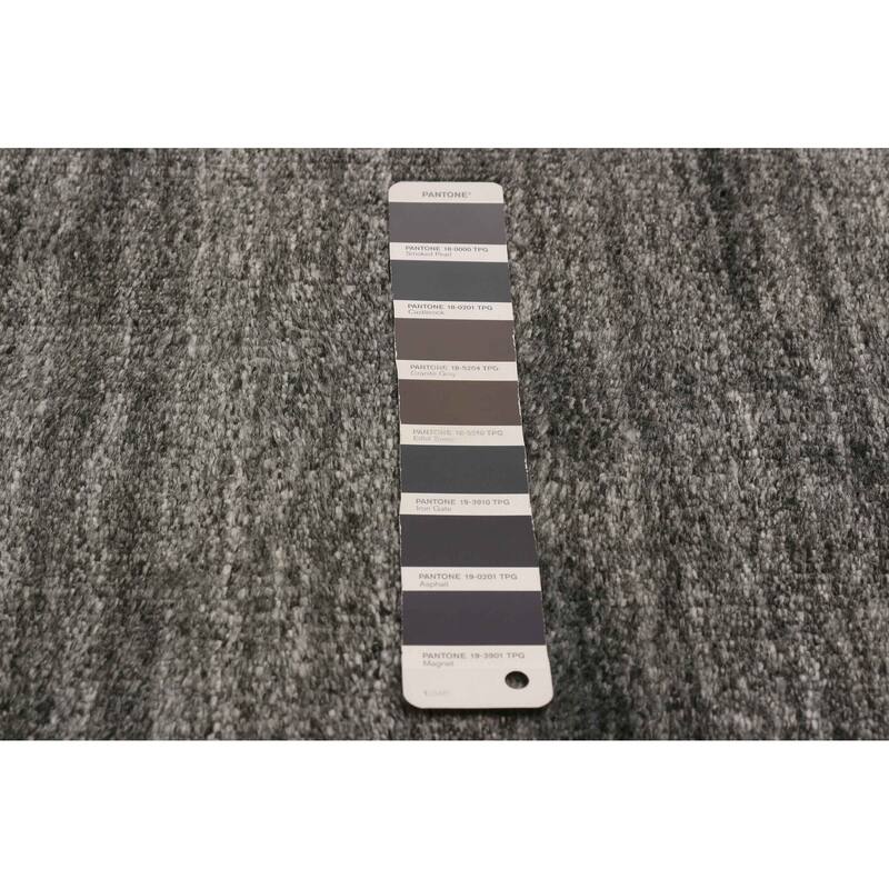 ECARPETGALLERY Hand-knotted Kashkuli Gabbeh Grey Wool Rug - 8'0 x 10'0