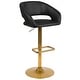 preview thumbnail 13 of 14, Modern Upholstered Adjustable-Height Barstools (Set of 2)