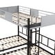 preview thumbnail 10 of 18, Triple Bunk Bed with Vent Board, Noise-Free Wood Slats