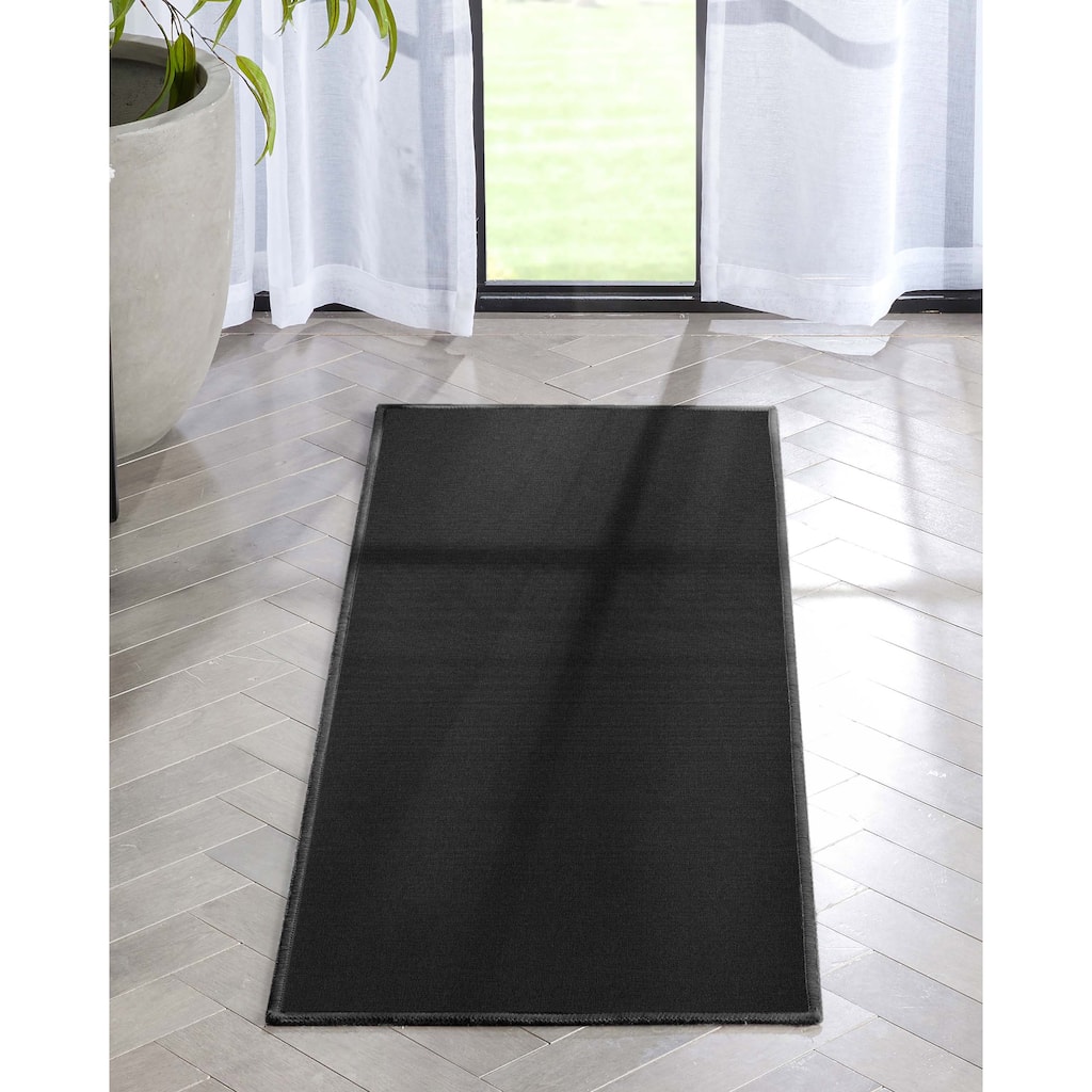 Well Woven Plain Solid Modern Flat-Weave Area Rug