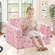 preview thumbnail 28 of 46, Kids Sofa, Children's 2 in 1 Convertible Sofa to Lounger