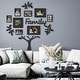 preview thumbnail 2 of 6, HELLO LAURA Black Wall Frame Family Tree College Photo Frame
