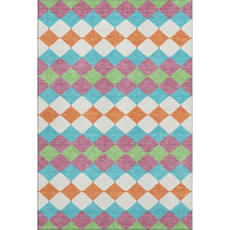 Premium Washable Super Soft Diamond Modern Mayfield Rug
