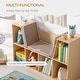 preview thumbnail 22 of 24, HOMCOM Toy Chest Kids Cabinet Storage Organizer Children Display Shelf for Toys Clothes Books Bedroom