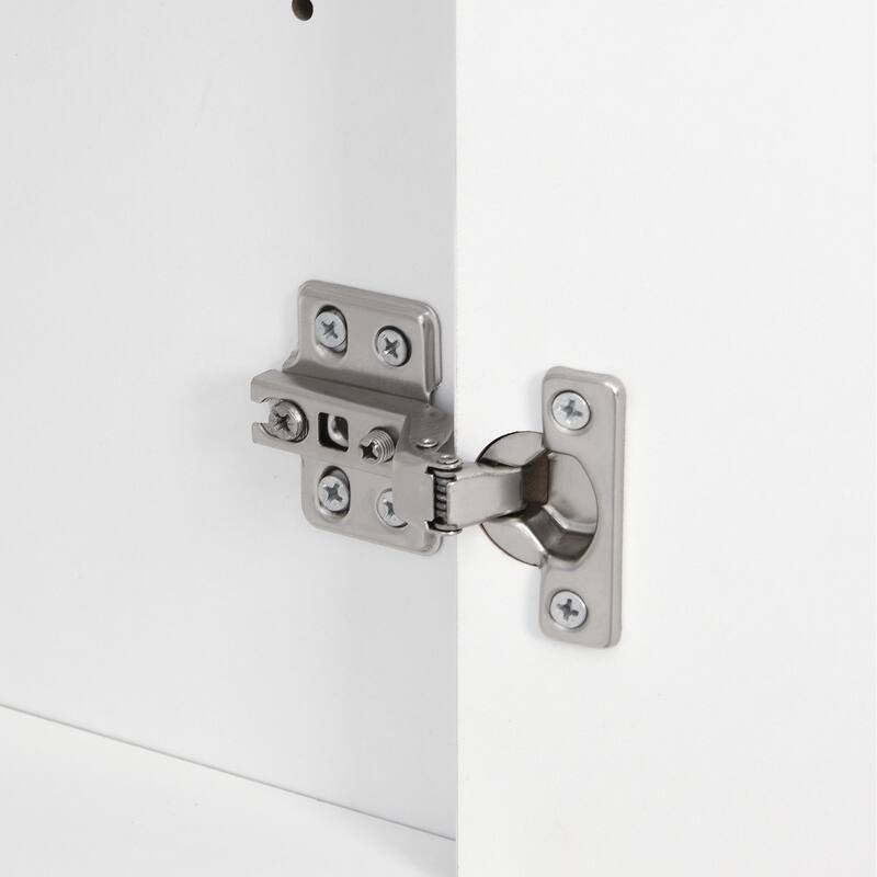 Sleek Contemporary Shoe Cabinet with Adjustable Shelves and Solid Wood Legs - 55.1" W × 13.8" D × 39.4" H