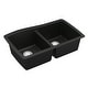 preview thumbnail 47 of 51, Karran Undermount Quartz Double Bowl Kitchen Sink