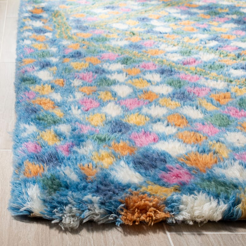 SAFAVIEH Casablanca Shag Fermina Wool Rug