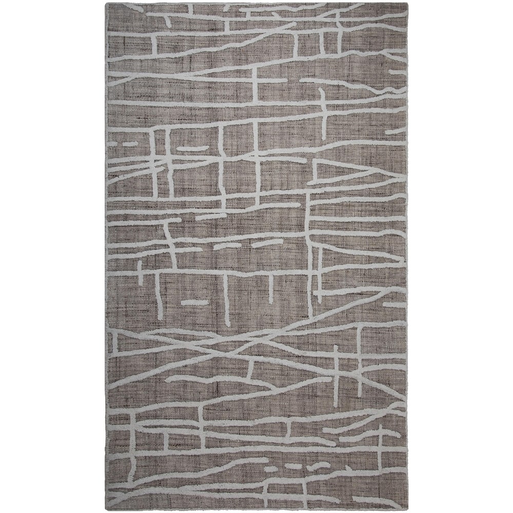 Alora Decor Weston Hand-tufted Abstract Wool Rug