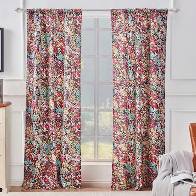 Barefoot Bungalow Alice Curtain Panels (Set of 2) - 84 x 84 inches