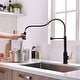 preview thumbnail 14 of 13, Brushed 1-Handle Touchless Deck-Mount Pulldown Kitchen Faucet