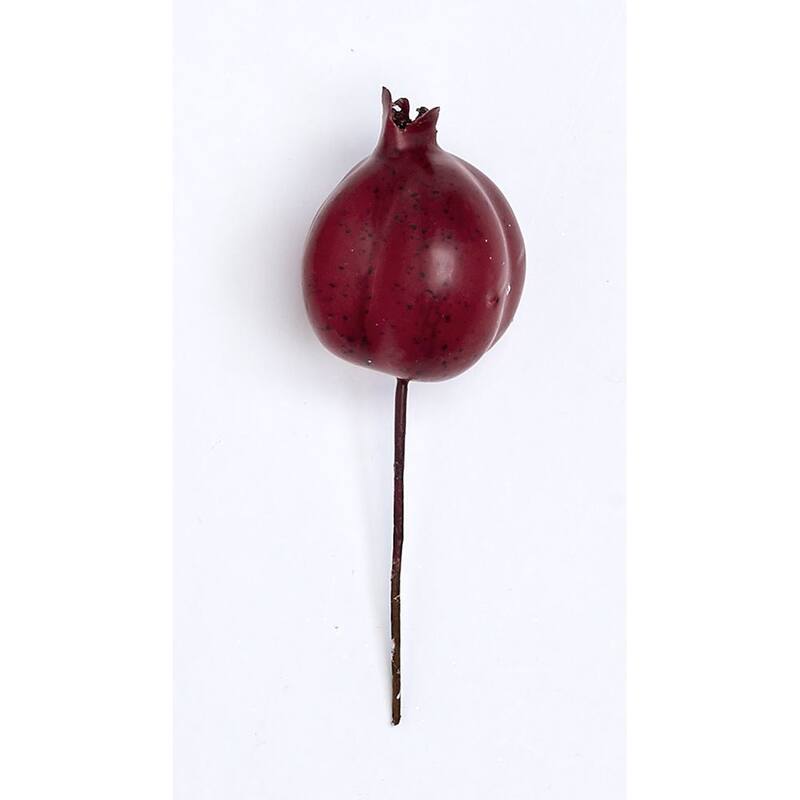 6" Pomegranate Pick, Set of 12