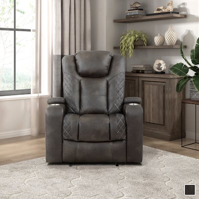 Rockford Faux Leather Power Reclining Chair