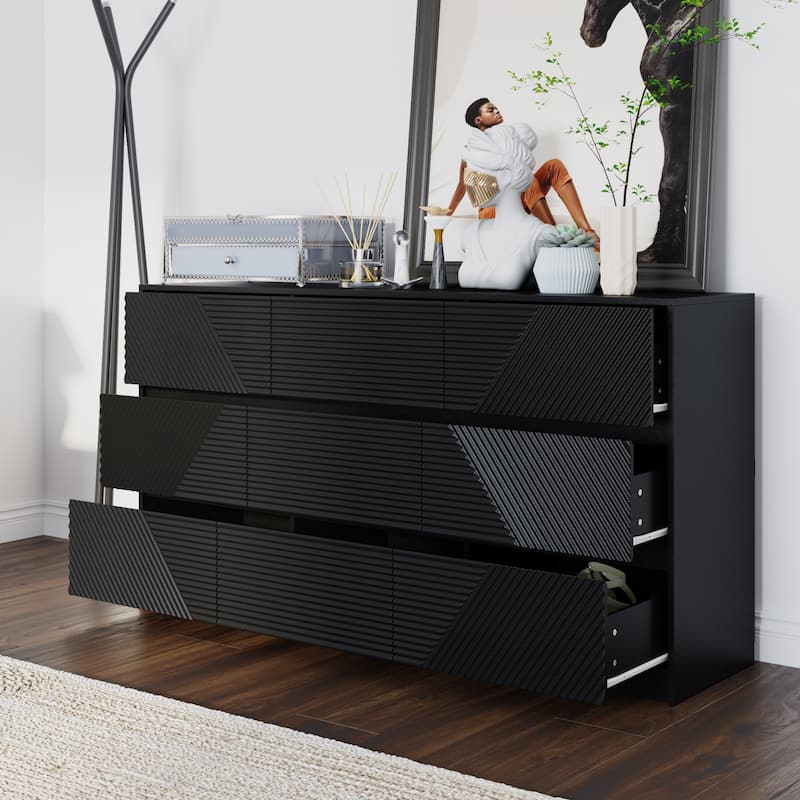 Black Storage Office 9-Drawer,File cabinets,Home & office,for Professional Organization