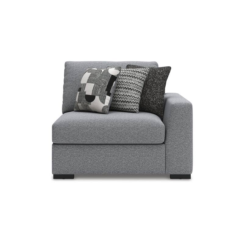 Signature Design by Ashley Bealton Gray 2-Piece Sectional - 100" W x 44" D x 41" H