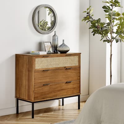 NPD Furniture Caine Rattan Chest 3 Drawers