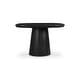 preview thumbnail 10 of 12, Aurelle Home Modern Solid Acacia Wood Pedestal Dining Table