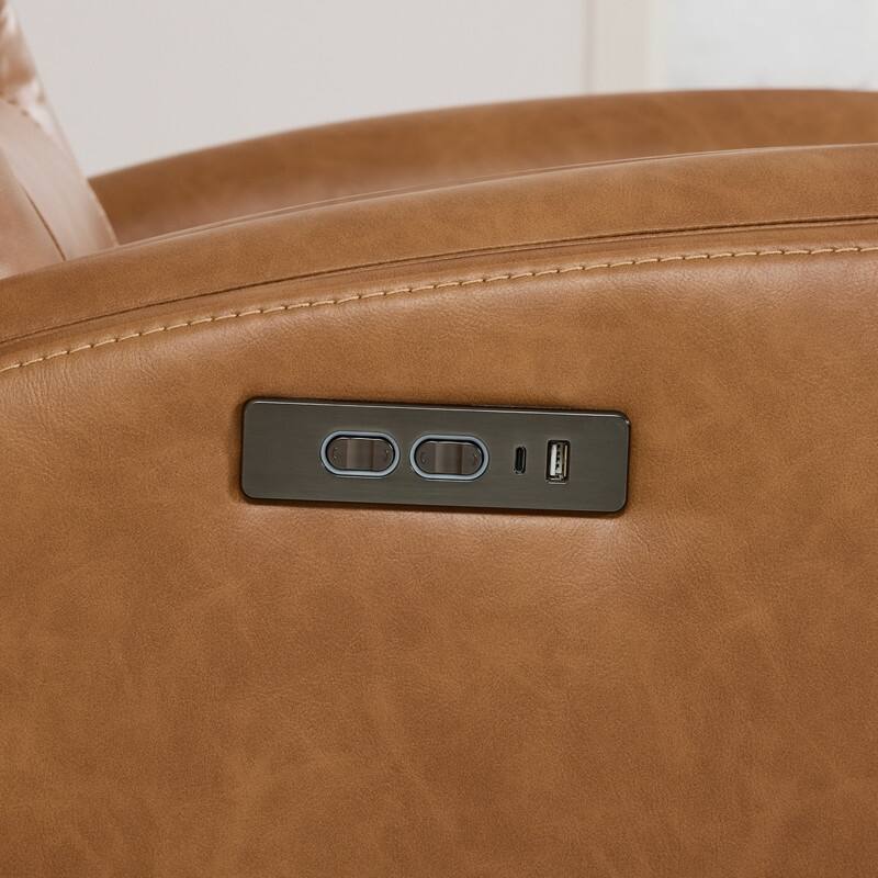 Spruce & Spring Power Recliner Chair Wall Hugger with Power Headrest