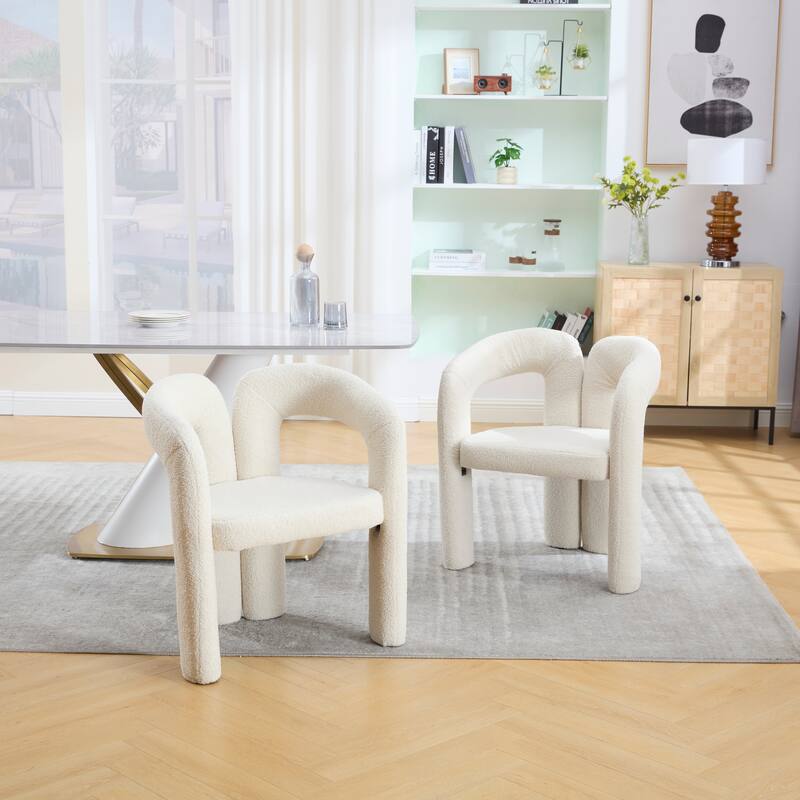 Modern Velvet Upholstered Accent Chair – Barrel-Shaped Dining Side Chair For Kitchen Or Living Room (Set Of 2)‌