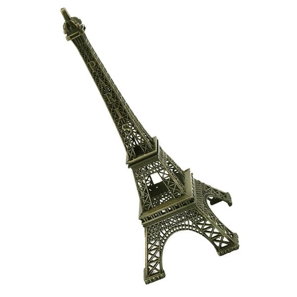 Home Metal Paris Eiffel Tower Model Pattern Desk Decor Ornament