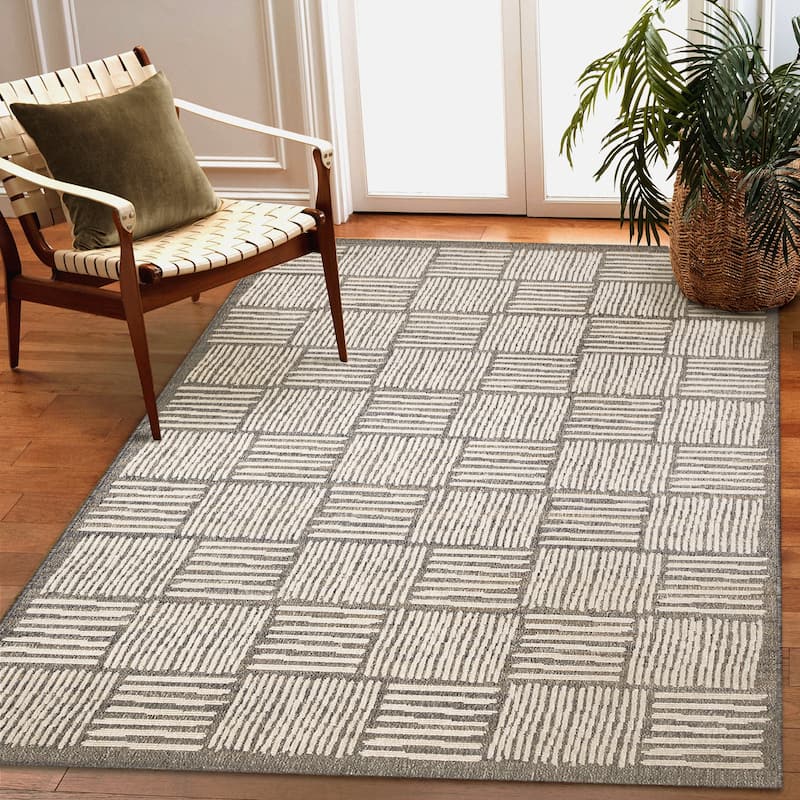 Liora Manne Cove Squares Indoor/Outdoor Rug