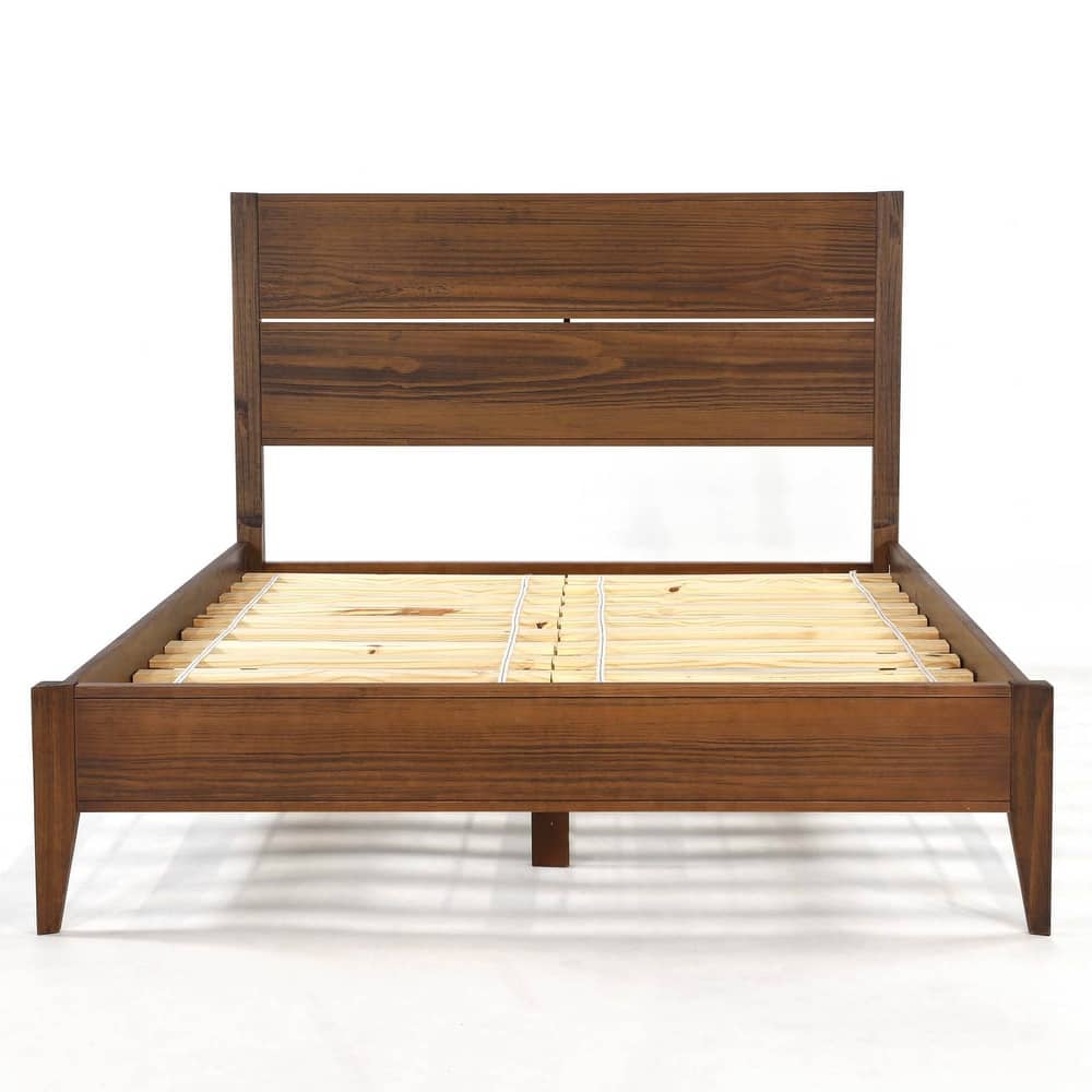 Grain Wood Furniture Mid Century Panel Bed
