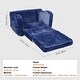 preview thumbnail 10 of 11, Foam Flannel Foldable Kids Sofa with Washable Cover - 40.94” L x 22.83” W x 12.60” H