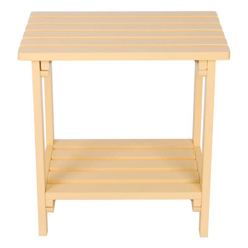 Luca 19.75" Rectangular Outdoor Patio Side Table