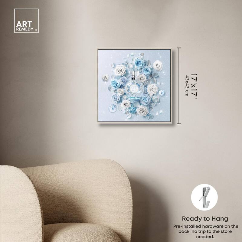 Sparkling Floral Perfume II Canvas by Art Remedy