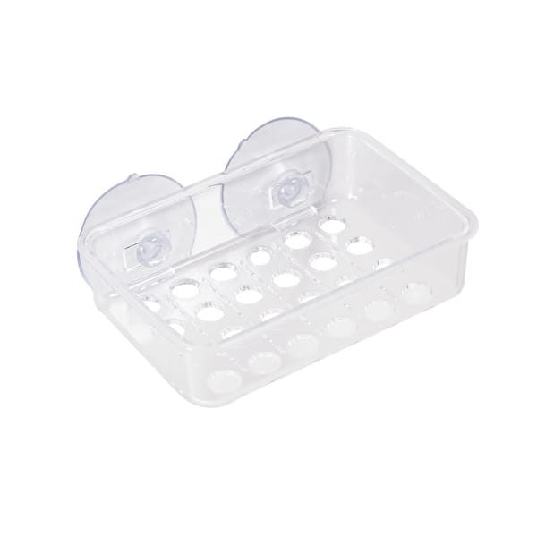 slide 2 of 11, Kenney Plastic Suction Cup Soap or Sponge Dish - Clear Clear