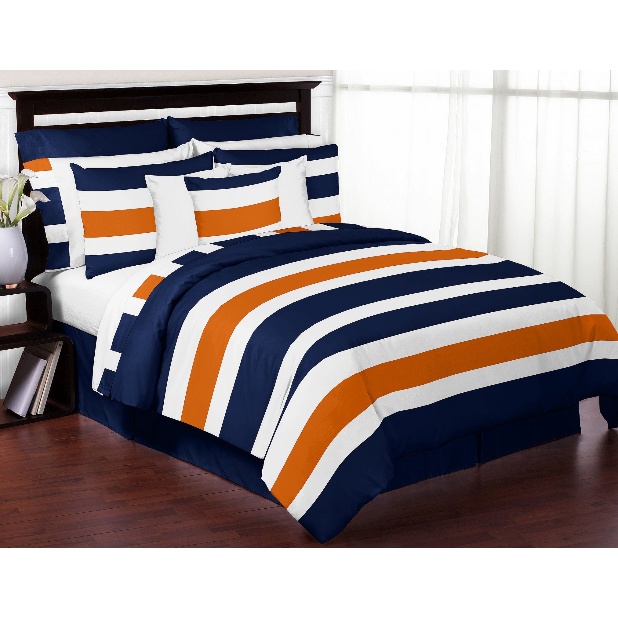 Navy blue sales boys bedding