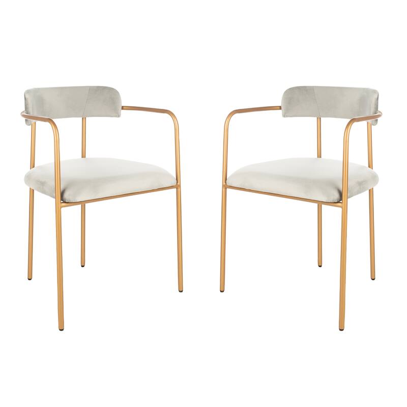 SAFAVIEH Conradine Side Chairs (Set of 2) - 22" W x 20" D x 31" H - 22Wx20Dx31H