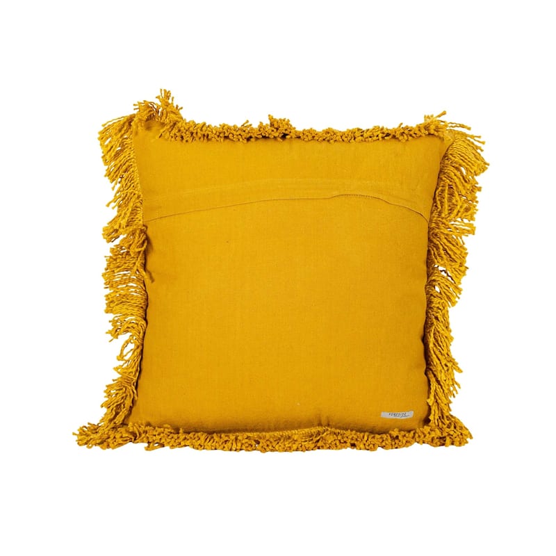 Foreside Home & Garden Fringed Filled Throw Pillow