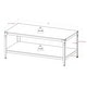 preview thumbnail 9 of 22, Middlebrook Witten 46-inch Angle Iron Coffee Table