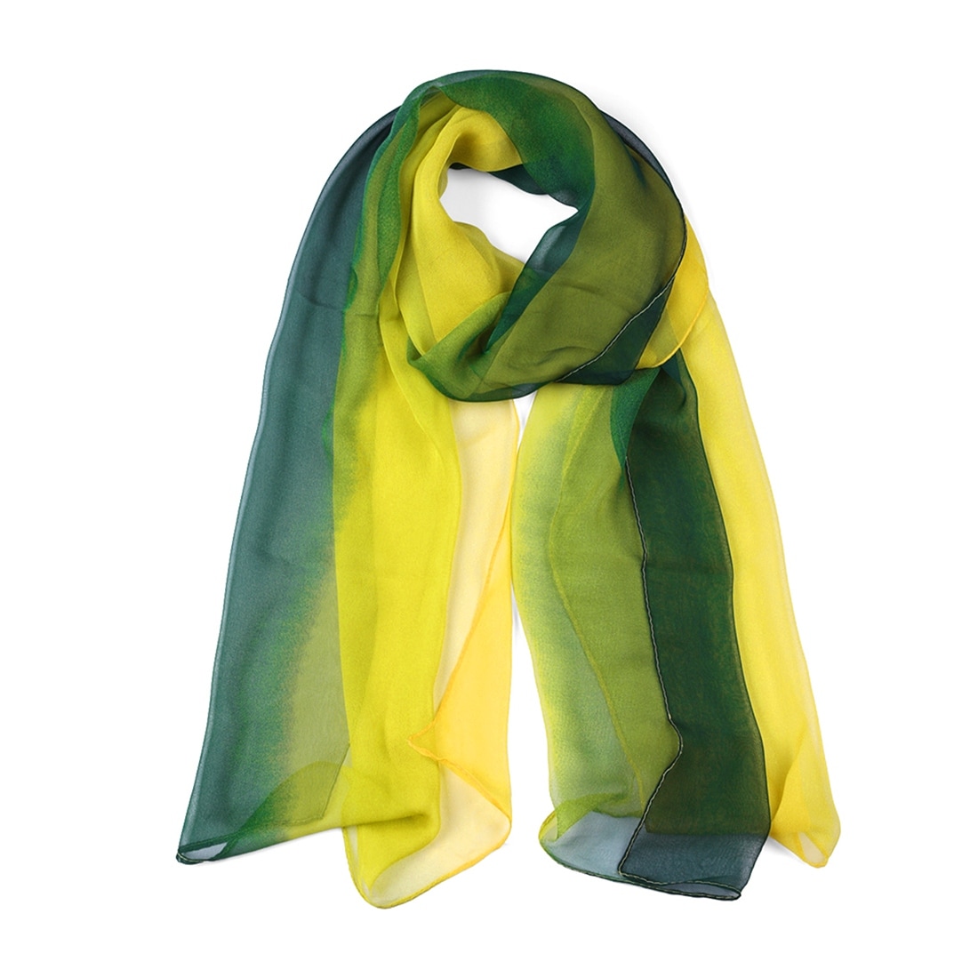 Yellow green scarf clearance