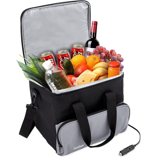 Ivation Portable Electric Cooler Bag, 15L Thermoelectric Portable Cooler -  Bed Bath & Beyond - 38236997