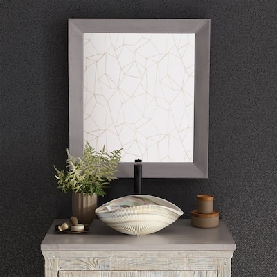 Portola Large Rectangle Concrete Mirror