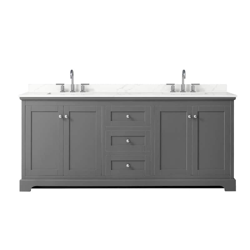 Wyndham Collection WCV232380D-QTZ-US3MXX Avery 80" Free Standing