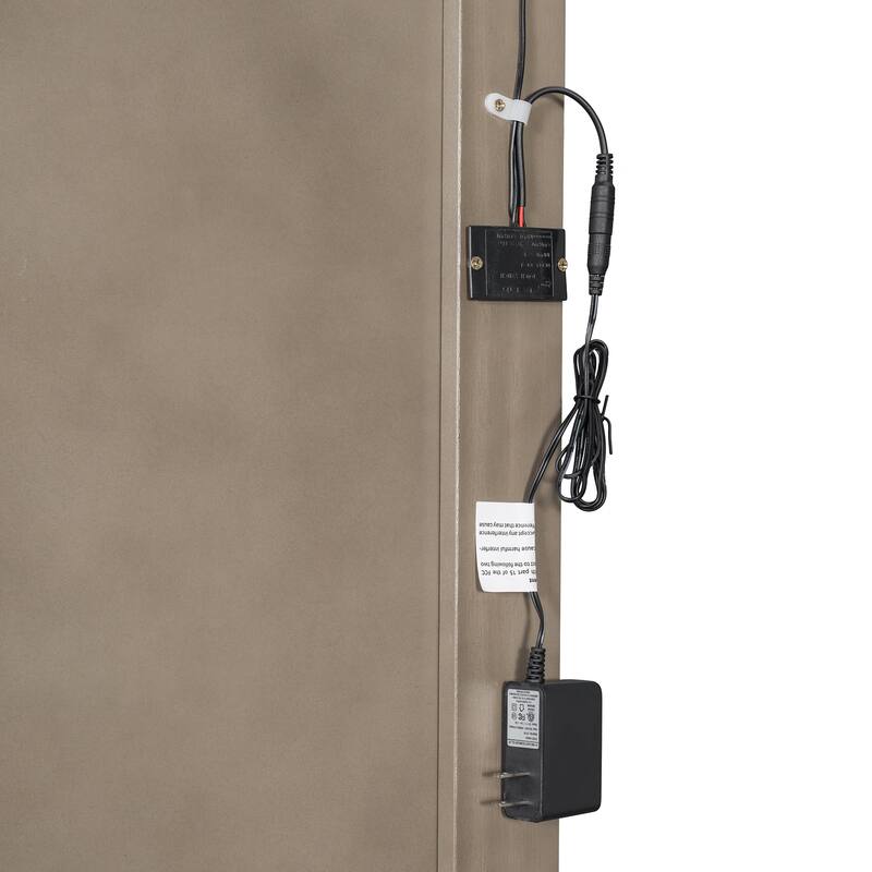 All-in-One Queen Murphy Bed with Desk, Light and Srorage Wall by Harper&Bright Designs