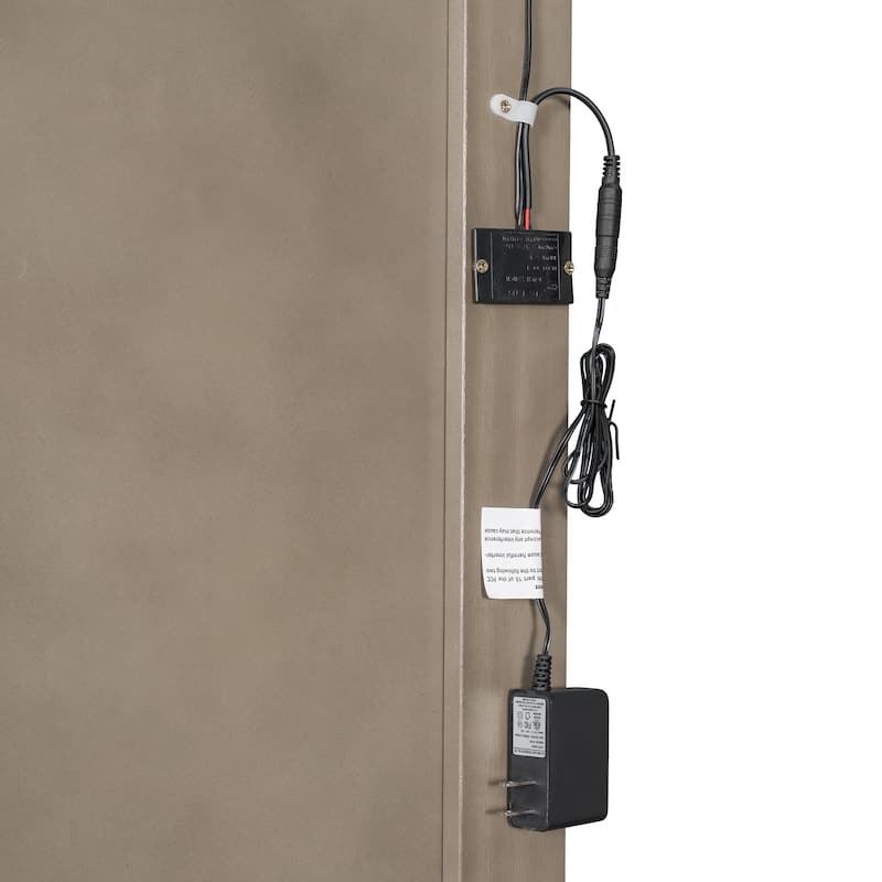 Queen Murphy Bed with Desk & Storage - Hidden Wall Bed with Cabinets and Shelves for Home Office, Includes Lighting