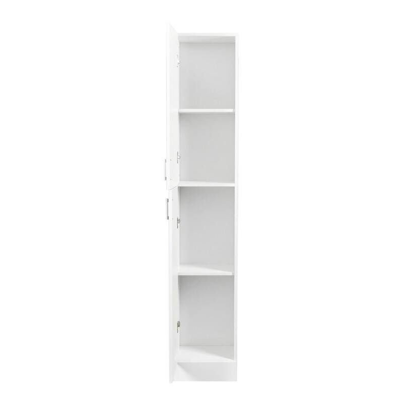Freestanding Tall Cabinet with adjustable Shelves for Kitchen, Dining Room