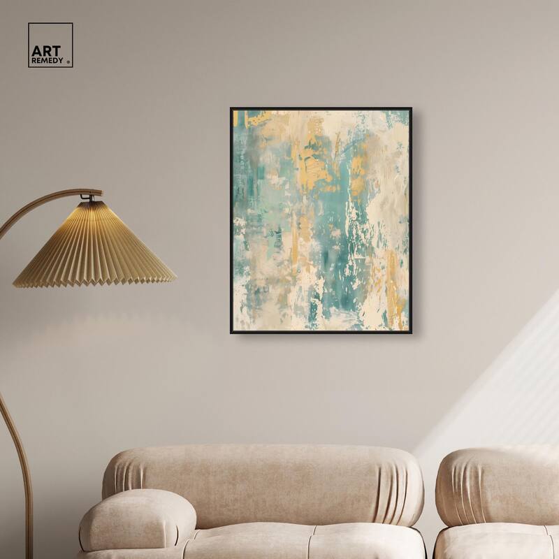 Minted Ivory I Canvas by Art Remedy