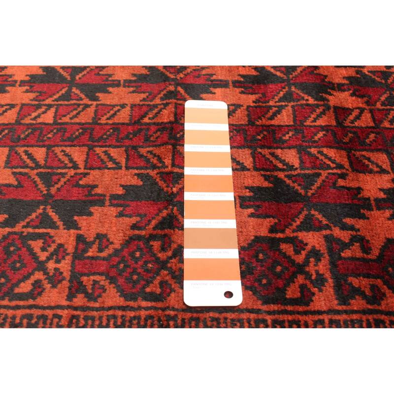 ECARPETGALLERY Hand-knotted Teimani Burnt Orange Wool Rug - 2'9 x 4'7