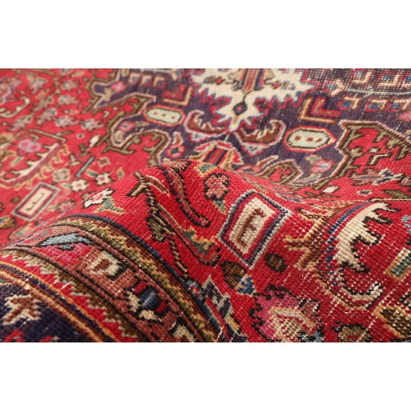 ECARPETGALLERY Hand-knotted Antalya Vintage Red Wool Rug - 6'5 x 9'7