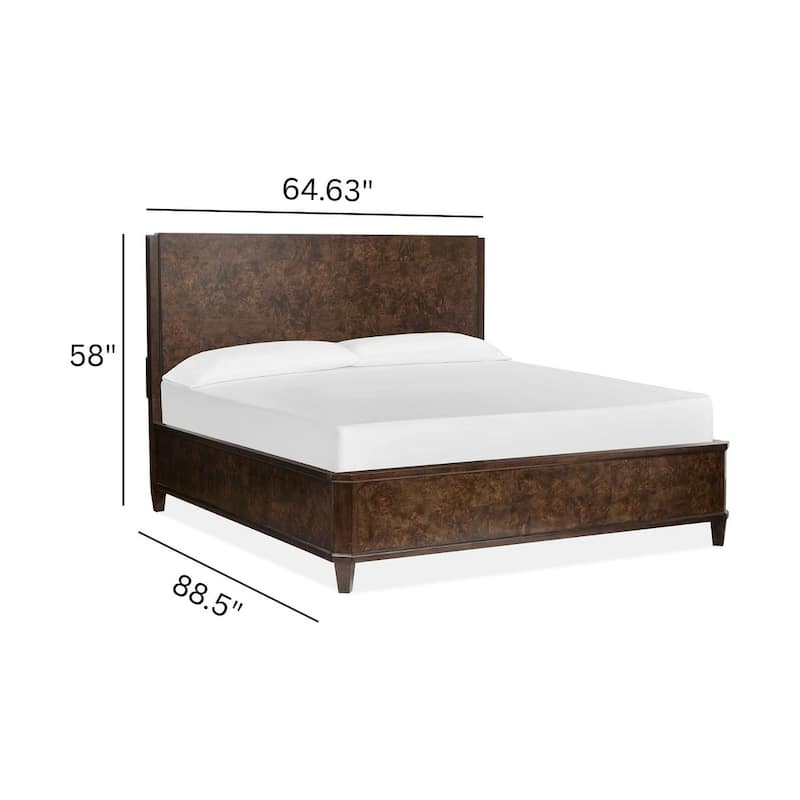 Magnussen Home Rowan Espresso Panel Bed