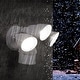 preview thumbnail 23 of 24, 30W Dual-Head LED Security Light with GFCI Outlets, Motion Sensor & Dusk to Dawn Floodlight