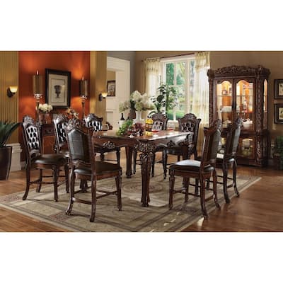 Magnificent Counter Height Table, Cherry Brown