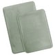 preview thumbnail 32 of 153, Empyrean Ultra Soft Plush Bathroom Rug - Non-Slip, Velvet, Memory Foam Bath Mat - Set of 2 17 x 24 / 20 x 32 - Sage Green