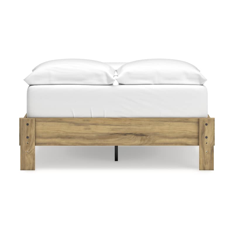 Signature Design by Ashley Bermacy Light Brown Platform Bed