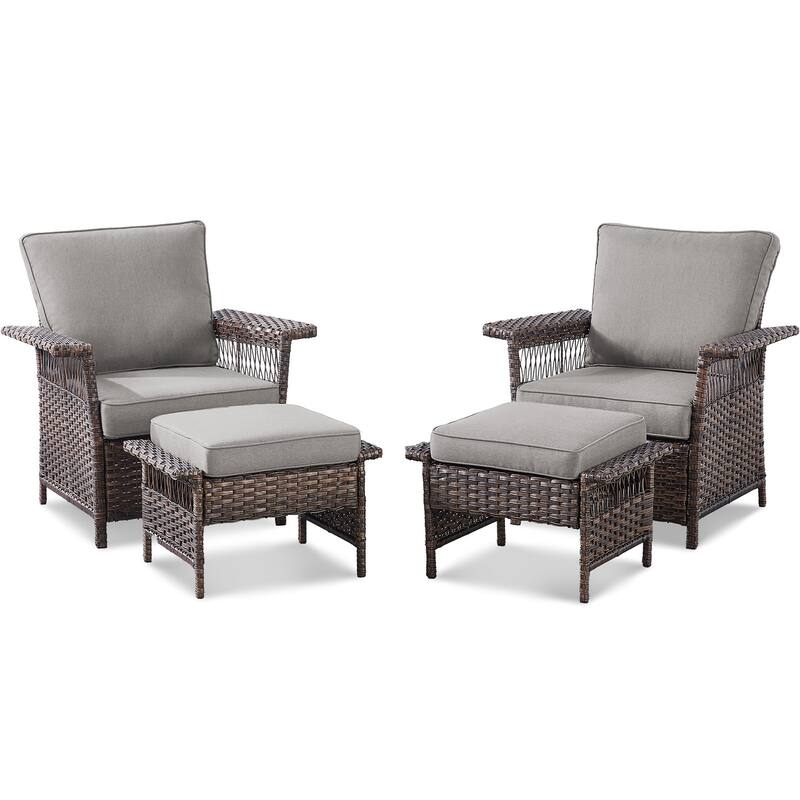 Outdoor Wicker Furniture Couch Set